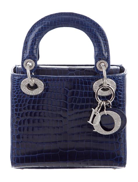 lady dior alligator bag